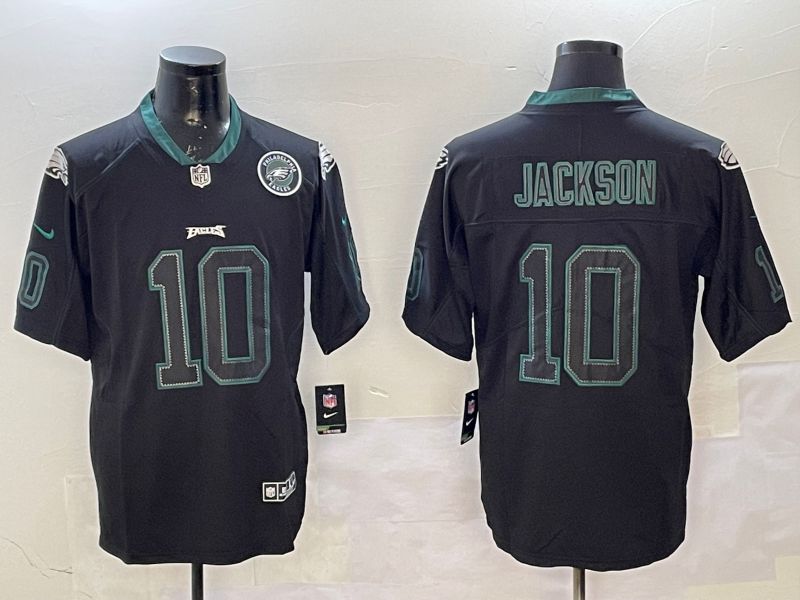 Men Philadelphia Eagles #10 Jackson Black Classic 2025 Nike Limited NFL Jersey style 4->philadelphia eagles->NFL Jersey